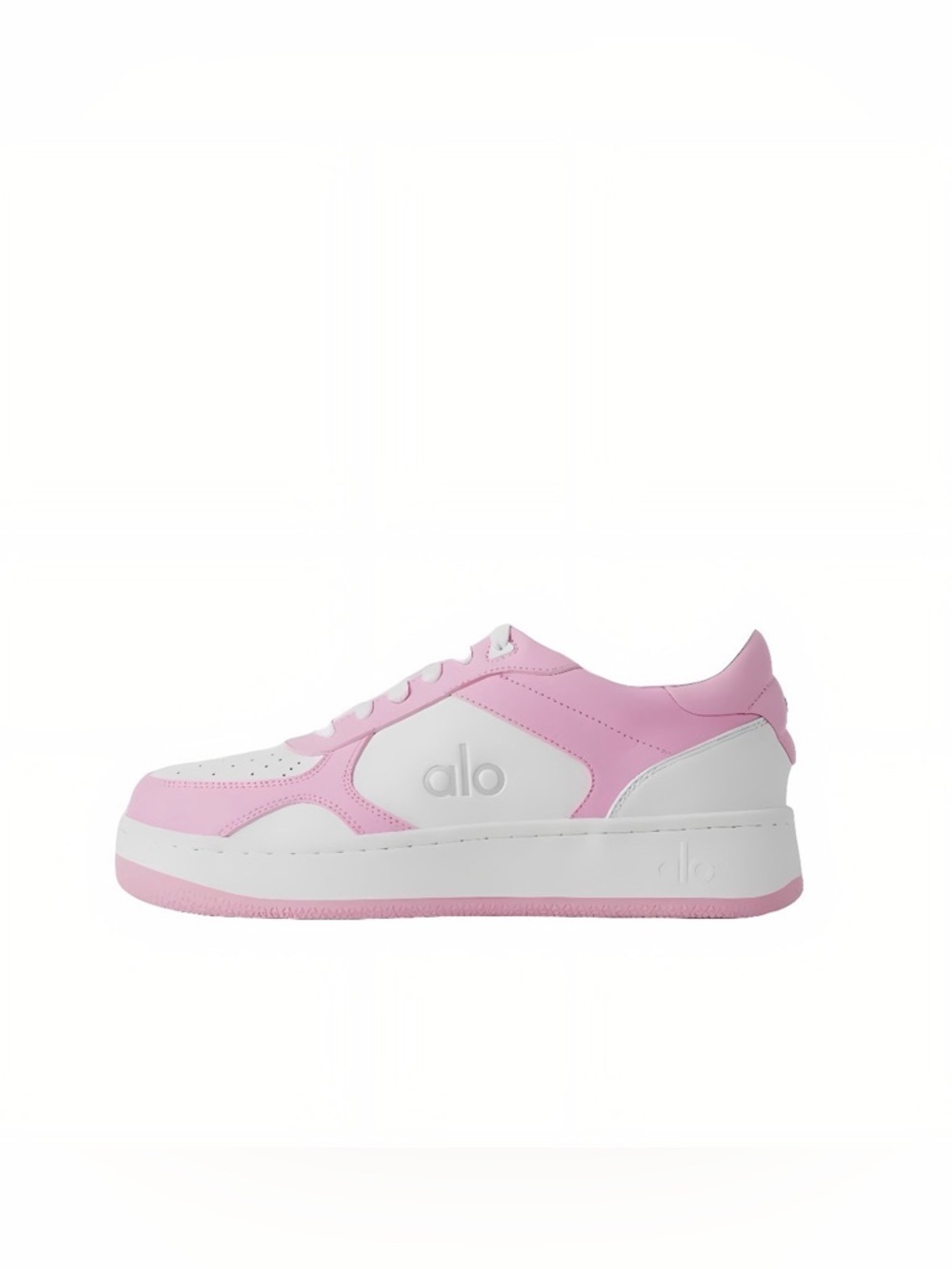Alo Yoga Recovery Mode Sneaker Pink White Women’s 7.5 NEW
